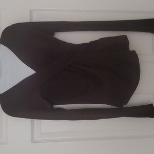 Max Mara 3/4 sleeve Jersey Top - small